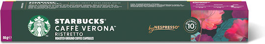 Starbucks Capsules Espresso Verona Compatible with Machine Nespresso 10caps,tobolek