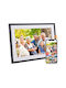 Digitaler Bilderrahmen mit Touchscreen 10.1" Auflösung 1280x800 mit WiFi Schwarz 3874784154702