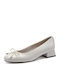 Anatomic Patent Leather White Heels
