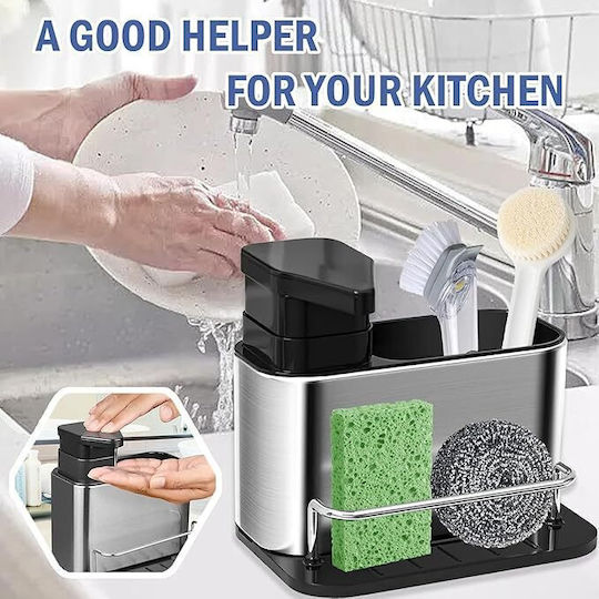 Organizer Für Die Küchenspüle Aus Inox Edelstahl 18.5x18.2x12.8cm