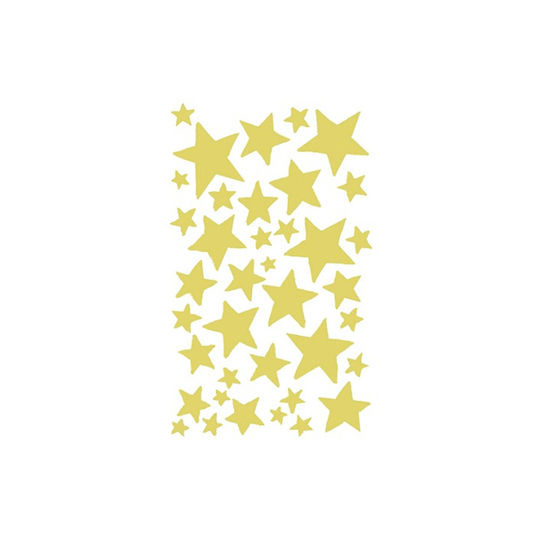 Bsb Christmas Stickers Sheet 1pc 7.8x12.5cm Stars Assorted