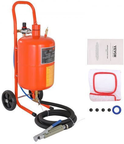 Vevor Sandblasting 5 Gallons 60-110 Psi 4 Nozzles Psg5jl6125ps7xjmjv0