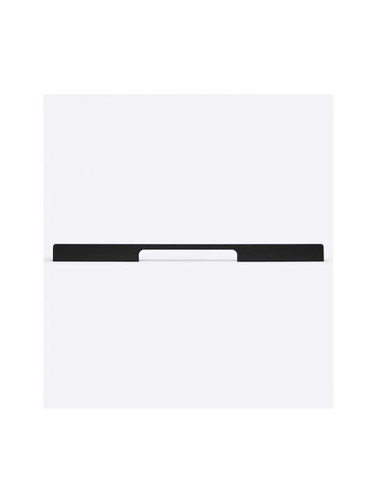 Sc Herrajes Furniture Handle from Metallic Black with Hole Centers 224mm