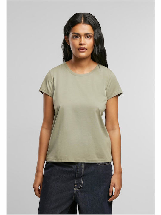 Urban Classics Sorona Γυναικείο T-shirt Pale Olive
