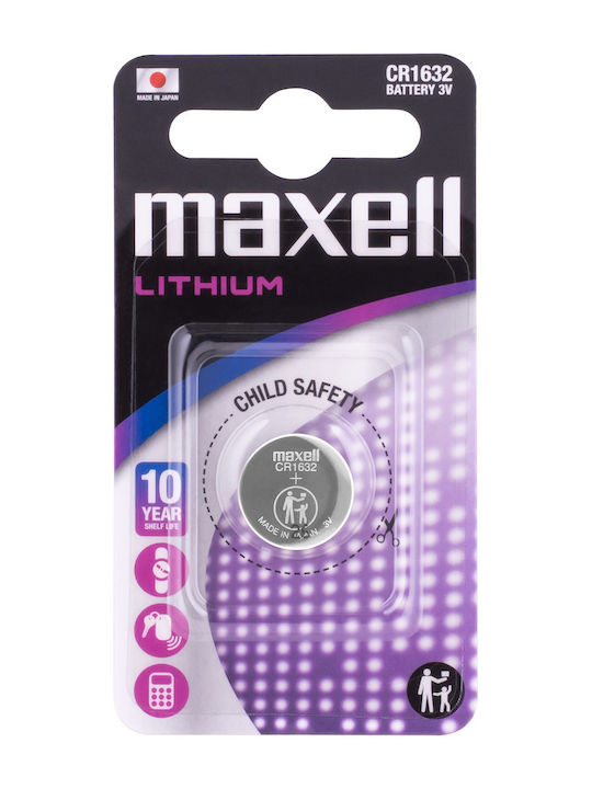 Maxell Μπαταρία Λιθίου Ρολογιών CR1632 3V 1τμχ