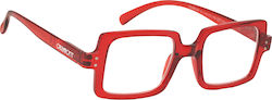 Oramont Lesebrille +1.25 in Rot Farbe 1149