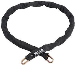 Vevor Αλυσίδα Κλειδώματος Ποδηλάτου 1.8μ Πάχος 9.5mm Μαύρο Zxclsaqlt95mudfm0v0