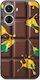Dubai Chocolate Huawei Nova 10 Se Schwarzes TPU Schwarzes Silikon