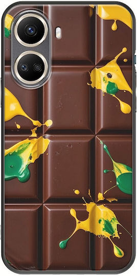 Dubai Chocolate Huawei Nova 10 Se Schwarzes TPU Schwarzes Silikon