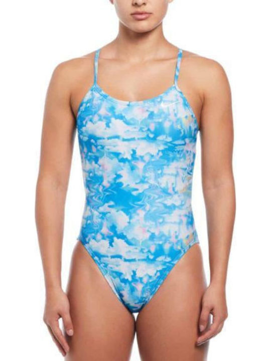 Nike Hydrastrong Спортен Бански Костюм Photo Blue