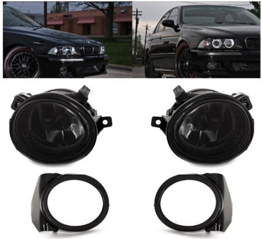 Tyc 245083 Fog Lights BMW E46 98-05 M-tech M3 & E39 95-03 M-tech M5 Smoke 2 Pieces