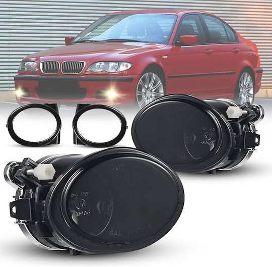 Prasco 245085 Фарове за мъгла Bmw E46 98-05 M-tech M3 & E39 95-03 M-tech M5 опушени 2 броя