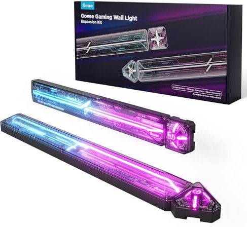 Govee Декоративно Осветително Тяло Gaming Wall Expansion Kit RGBIC Бар 2 Брой