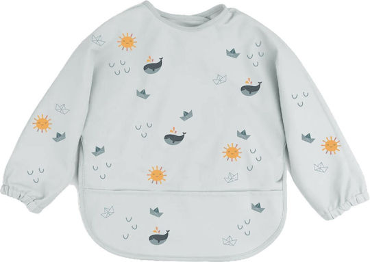 The Cotton Cloud Schutzanzug Stoff mit Tasche & Ärmel Ecru