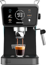 Cecotec Power Espresso Touch Cold Ημιαυτόματη για Αλεσμένο Καφέ Μαύρη 00269