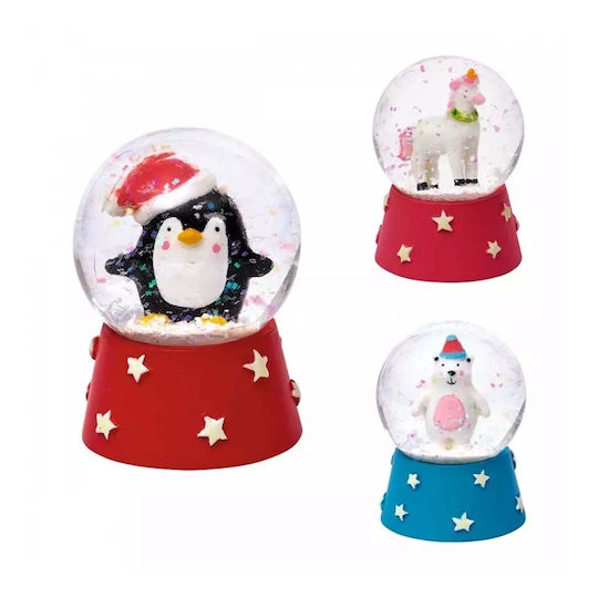 Weihnachtliche Schneekugel 1Stück