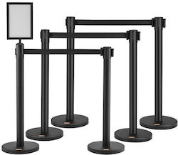 Vevor Set of 6 Barrier Stanchions & Sign Carbon Steel Zgglzhstzx6ju9zdtv0 Vevor Set of 6 Barrier Stanchions & Sign Carbon Steel Zgglzhstzx6ju9zdtv0