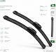 Front Wiper Blade Set Audi A4 2000-2002 530mm 530mm 21" & 21" 2 Pieces Carro 245114