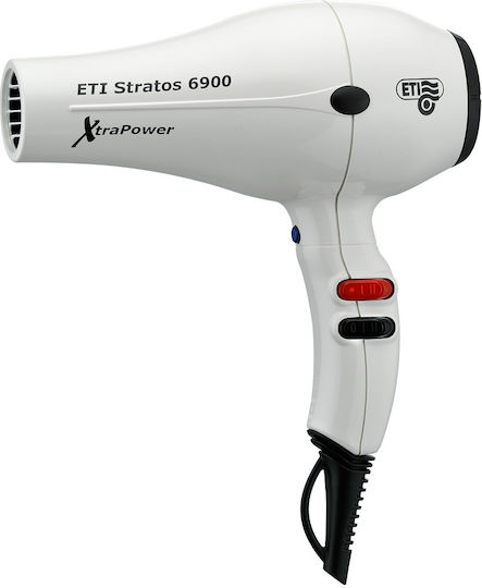 Eti Stratos 6900 Extra Power Професионален Сешоар 2500W Бял