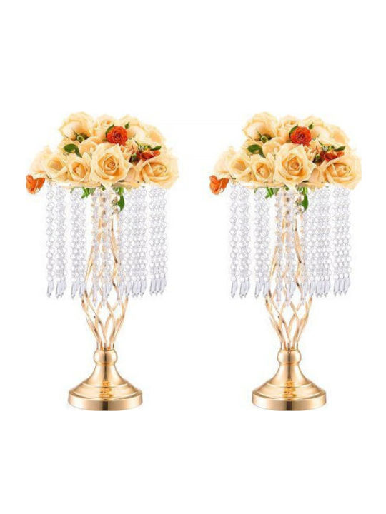 Vevor 20 Stück 43 cm Kristall-Blumenständer Hochzeitsfeier Dekoration Hlhpsjk45cm2sl738v0