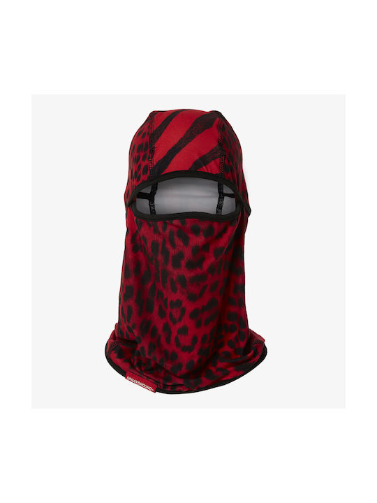 Sprayground Animal Print Party Αθλητικό Full Face Κόκκινο