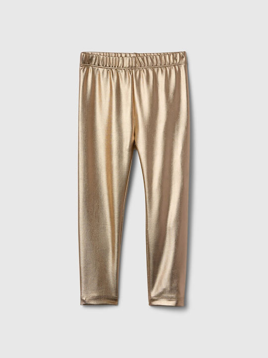 Kids Legging Long Gold Stretch