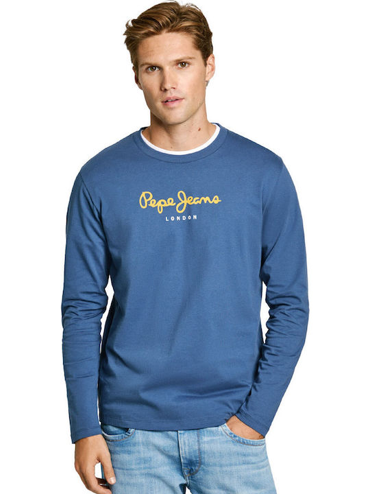 Pepe Jeans Eggo Langarmbluse Blau