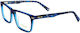 Polar Plastic Eyeglass Frame Blue Gold15-C20