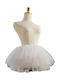 30cm Elastic Tutu Petticoat Underskirt Multiple Layers Tulle Full Volume White