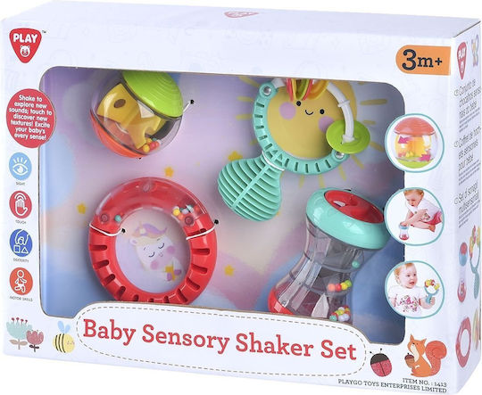 Playgo Baby Sensorik Rassel-Set