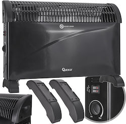 Geko Θερμοπομπός Τοίχου 2000W 53.5x38.5cm Μαύρος Geko Θερμοπομπός Τοίχου 2000W 53.5x38.5cm Μαύρος