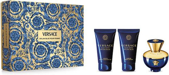 Versace Pour Femme Dylan Blue Γυναικείο Σετ με Eau de Parfum και Shower Gel 3τμχ