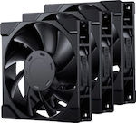 Phanteks M25G2-120 Ventilator Carcasă cu Conexiune 4-Pin PWM 3buc