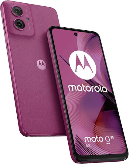 Motorola Moto G55 5G Dual SIM (8/256GB) Лилав Twilight