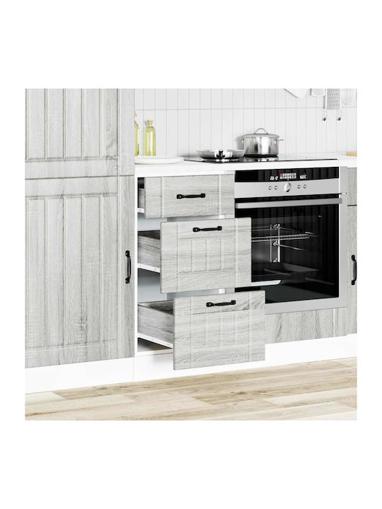 Lucca Подова Кухненска Скрин Sonoma Grey 40x46x...