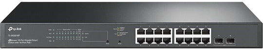 TP-LINK TL-SG2218P Managed L3 PoE+ Switch with 16 Gigabit (1Gbps) Ethernet Ports and 2 SFP Ports