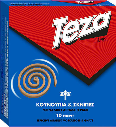 Teza Snake for Mosquitoes 10 coils 10pcs Fragrance-Free