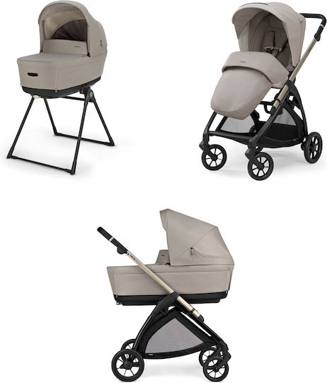 Inglesina Electa Duo 2025 Adjustable 2 in 1 Baby Stroller Suitable for Newborn Battery Beige 8.7kg