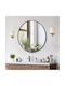 Vevor Wall Mirror with Black Metallic Frame Diameter 76.2cm 1pcs