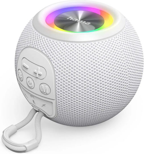 HAMA Ball Bluetooth високоговорител 5W с радио и живот на батерията до 10 часа Бял