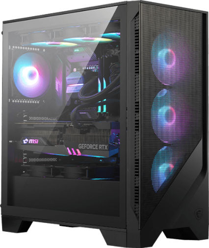 Vengeance Gotham-V69 MSI Edition Gaming Desktop PC (Ryzen 7-5700X/32GB DDR4/1TB SSD/Radeon RX 7600 XT/No OS)