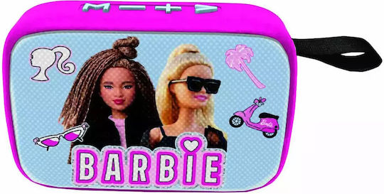 Lexibook Bluetooth Speaker with Radio and Battery Life up to 4 hours Barbie BT018BB