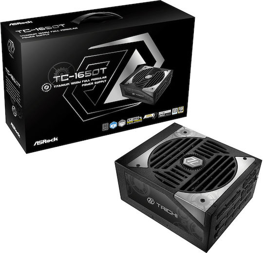 ASRock Taichi TC-1650T 1650W Black Computer Power Supply Full Modular 80 Plus Titanium