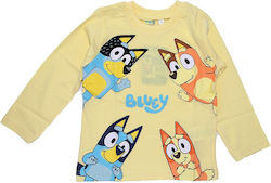 Bluey Μπλούζα Κίτρινη Bluey Μπλούζα Κίτρινη