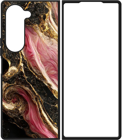 Мраморен черно-розов Samsung Galaxy Z Fold 6