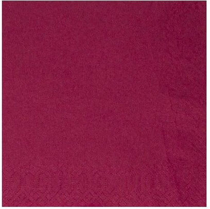Krinos Luxury Paper Napkins 1/4 Fold 2-ply 33x33cm 400pcs Bordeaux