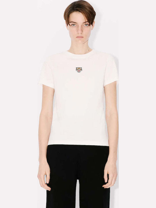 Kenzo Lucky Tiger Women's T-shirt White