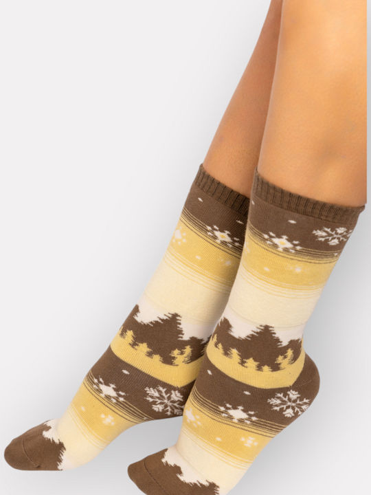 Pro Socks Γυναικείες Κάλτσες Κίτρινο