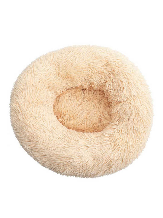 Glee Poof Dog Bed Beige 50x50cm