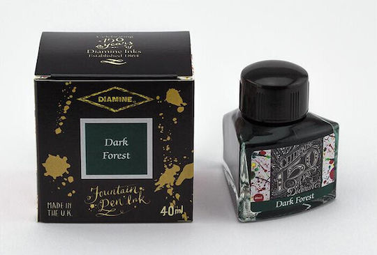 Diamine 40ml 1864 Dark Forest 1110 150 Years Anniversary Fountain Pen Ink 5061023493120